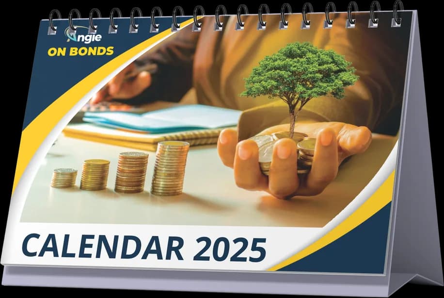 Angie on Bonds 2025 calendar