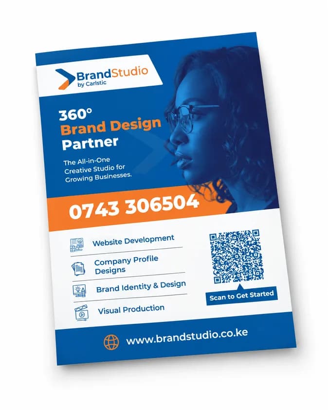 BrandStudio 360° brand design flyer