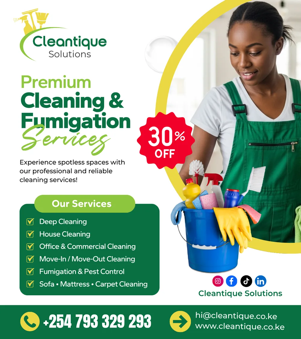 Premium cleaning and fumigation services, 30% off