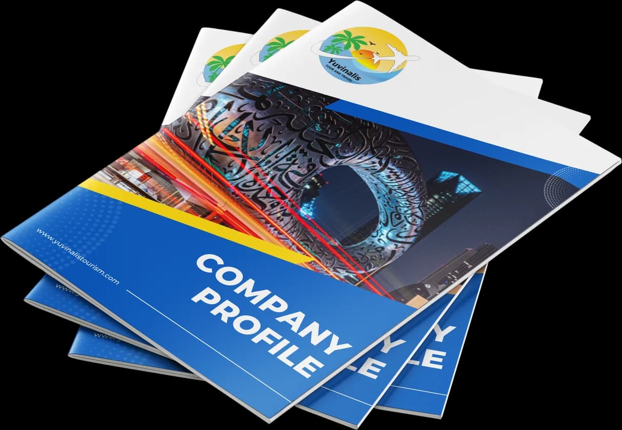 Corporate company profile covers