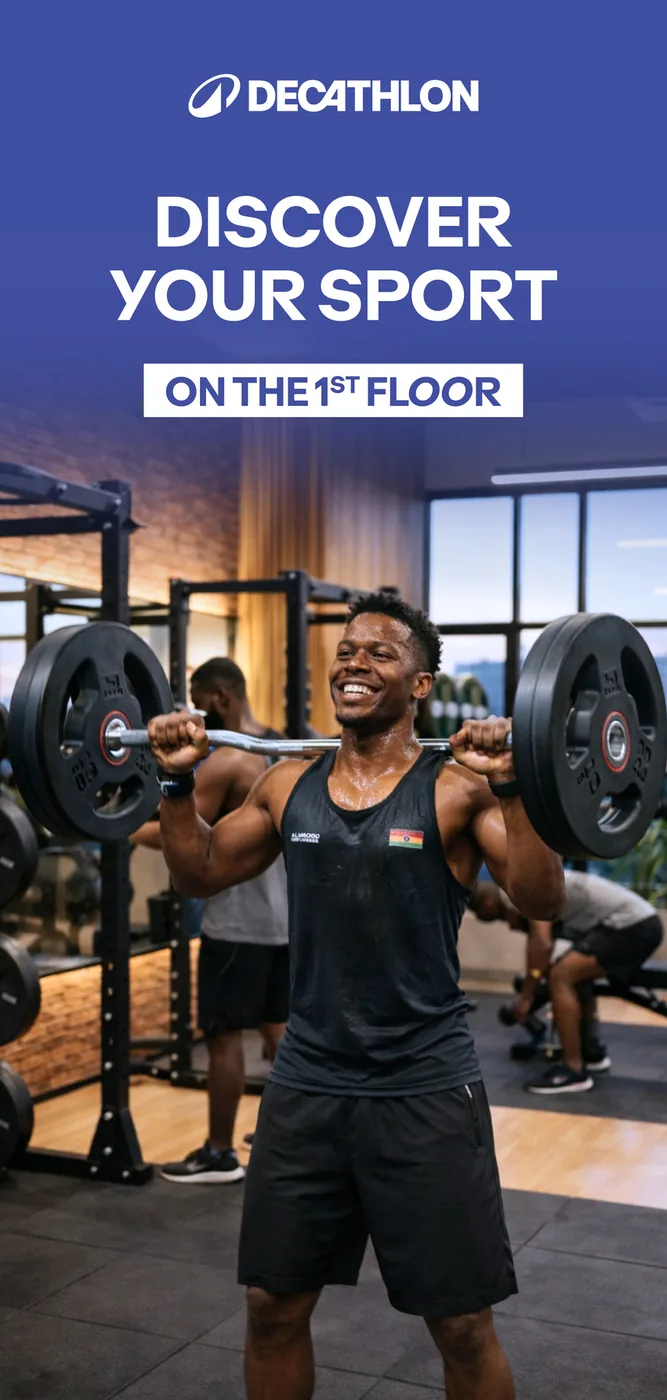 Discover Your Sport poster: gym