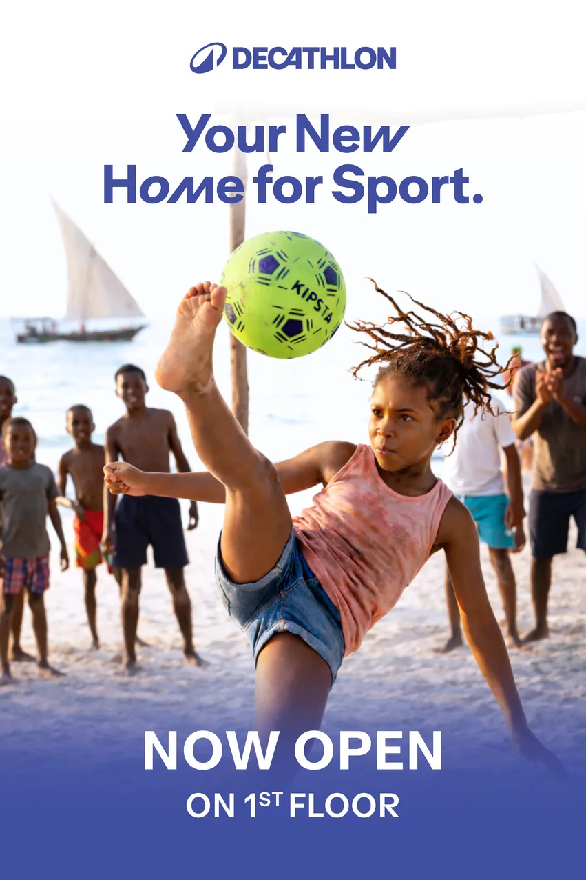 Your New Home for Sport: store opening poster