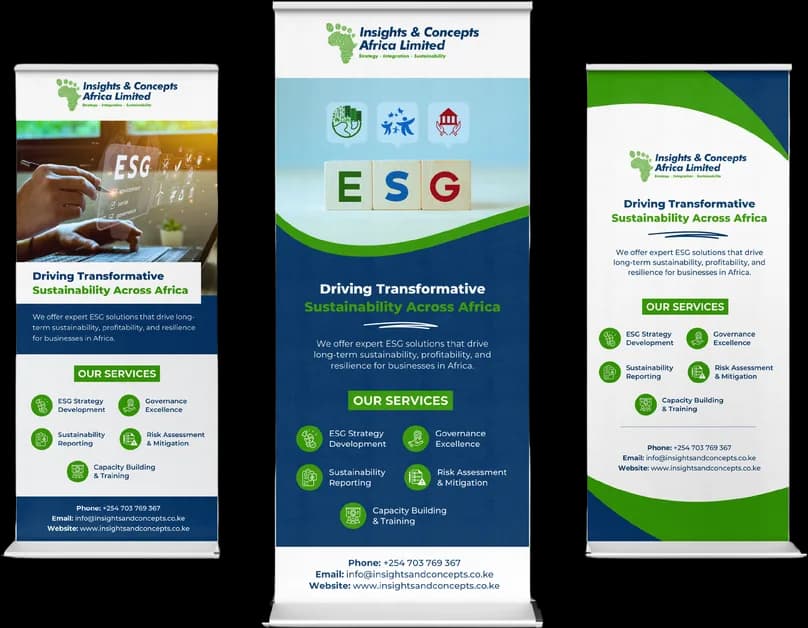 ESG event roll-up banners