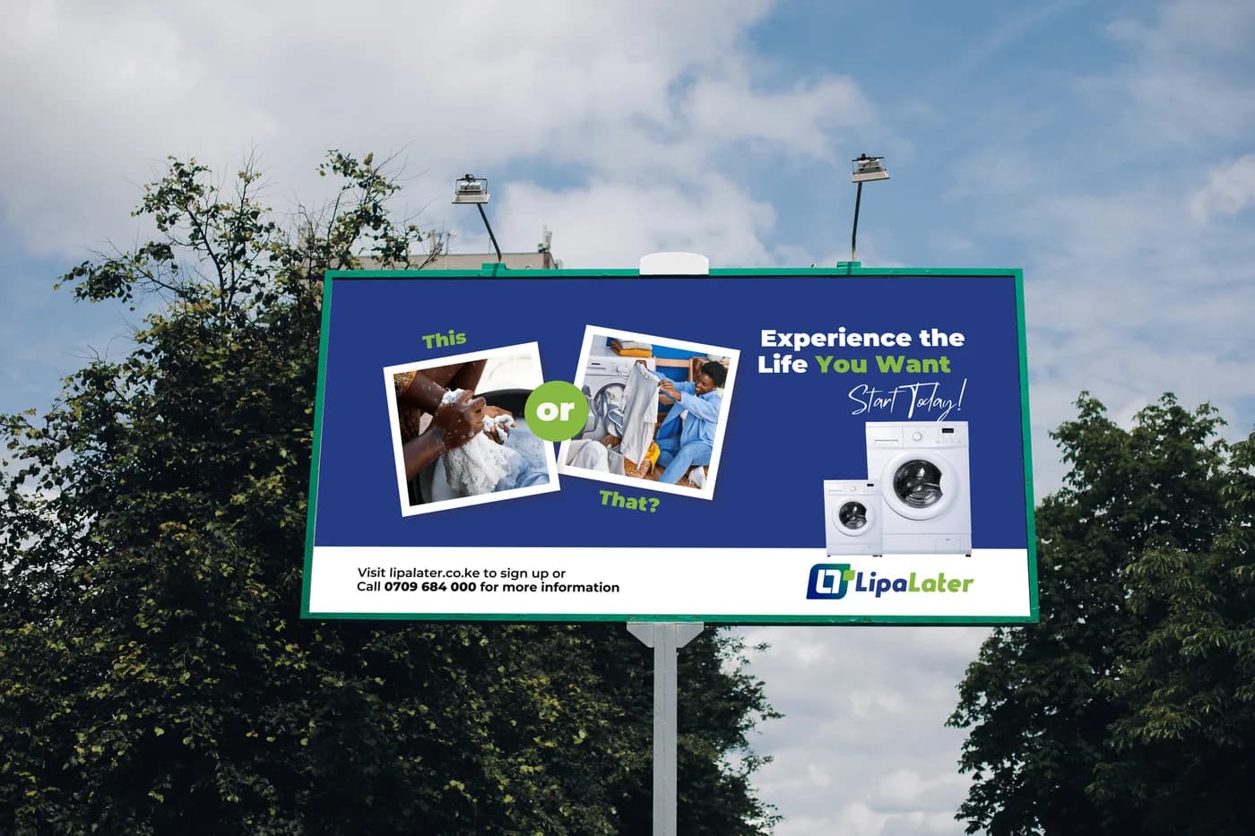 LipaLater roadside billboard