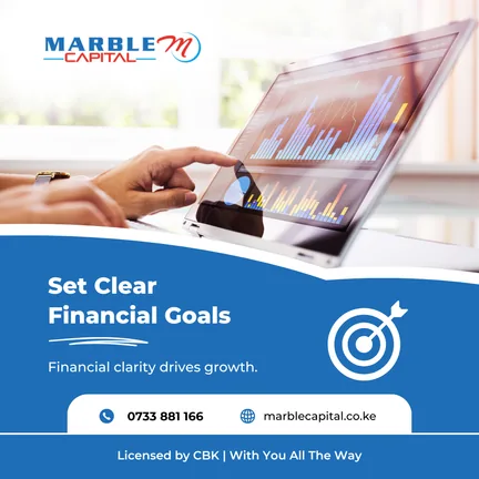 Set clear financial goals