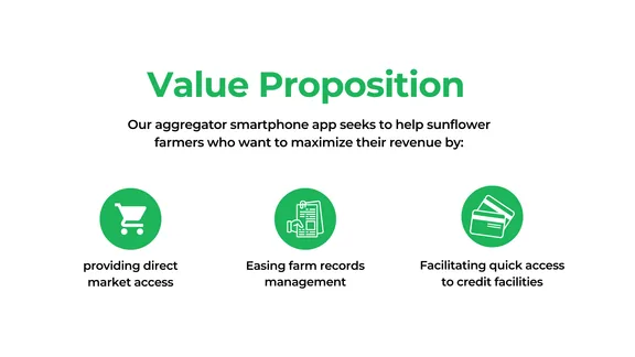 Pitch deck: value proposition slide