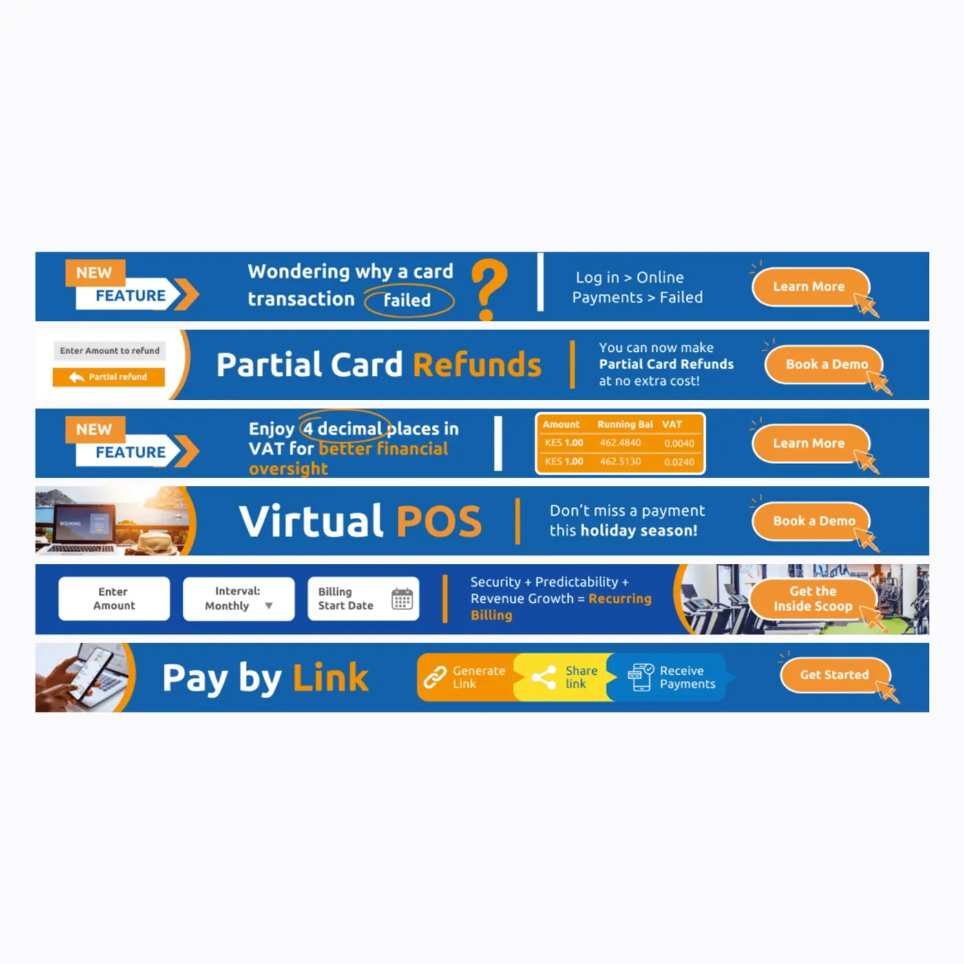 iPay email header designs